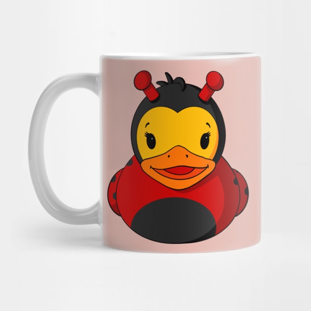 Ladybug Rubber Duck by Alisha Ober Designs